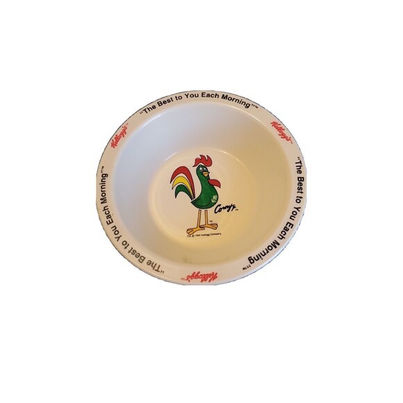 Vintage Kellogg's Corn Flakes Cereal Bowl Vintage  Corny 1995 - Picture 13 of 13